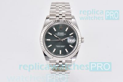 Clean Factory Cal.3235 Rolex Datejust II Watch 904L Stainless Steel Smoked Green Dial